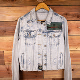 Women's Denim Patchwork Jacket