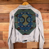 Women's Denim Patchwork Jacket