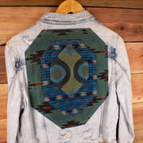 Women's Denim Patchwork Jacket