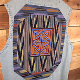 Men's Denim Patchwork Vest