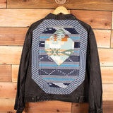 Men's Denim Patchwork Jacket