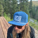 Blue Corduroy Tiki Hat