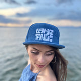 Blue Corduroy Tiki Hat