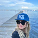 Blue Corduroy Tiki Hat