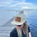 Canvas Leather Patch Hat