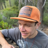 Leather Patch Corduroy Hat